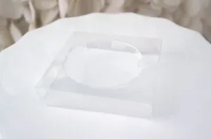12 Clear Small Take Out Box Cupcake Holder Inserts for 2" Cupcake