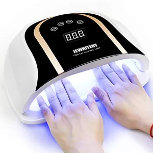 120W UV LED Nail Lamp, Faster Nail Dryer for Gel Polish with 4 Timer Setting, Professional Gel Nail UV Light for Two Hand Curing Lamp with 54 Pcs Light Bead Auto Sensor Nail Machine