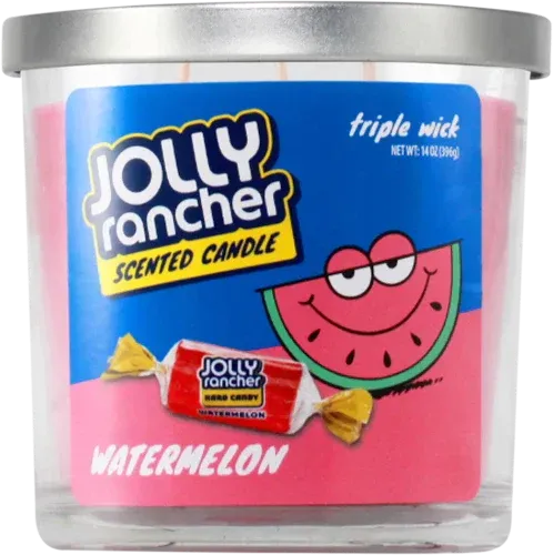 14oz Jolly Rancher 3 Wick Candles - Multiple Scents - (Various Count)