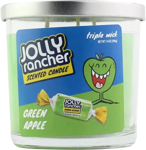 14oz Jolly Rancher 3 Wick Candles - Multiple Scents - (Various Count)