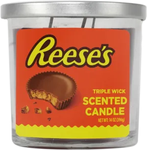 14oz Reese's Peanut Butter Cup 3 Wick Candles - (Various Counts)
