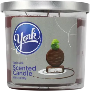 14oz York Peppermint Patty 3 Wick Candle - (Various Counts)