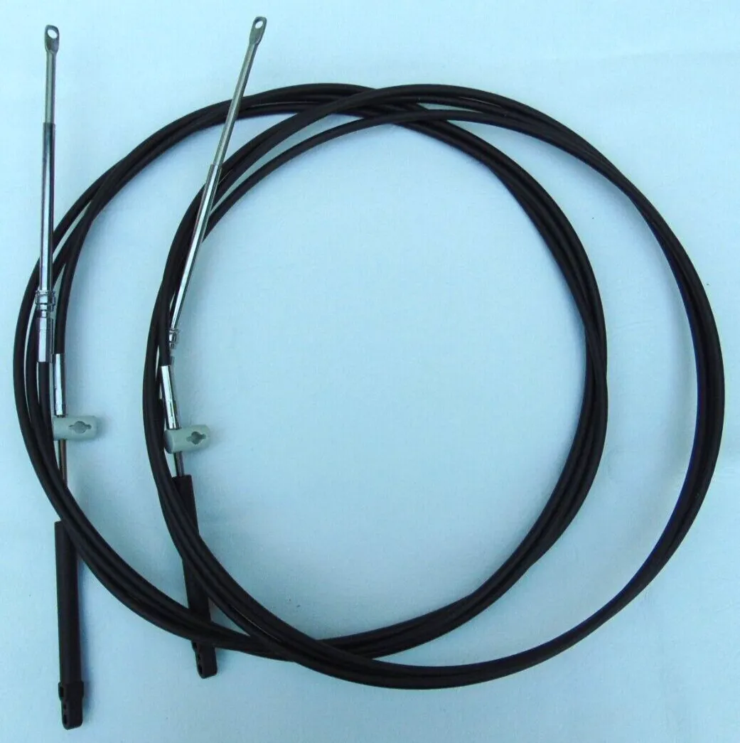 2@ 14ft C5 Remote control cable GEN1 MERCURY MARINER Outboard Throttle Gear RIVIERA