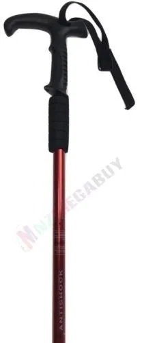 2 x Hiking Trekking Poles Walking Stick Anti Shock Adjustable Camping * Silver