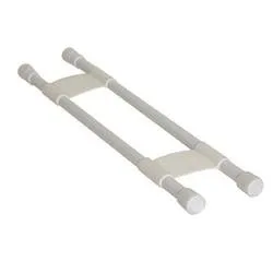 28" Double RV Refrigerator Bar Extends 16"-28" White