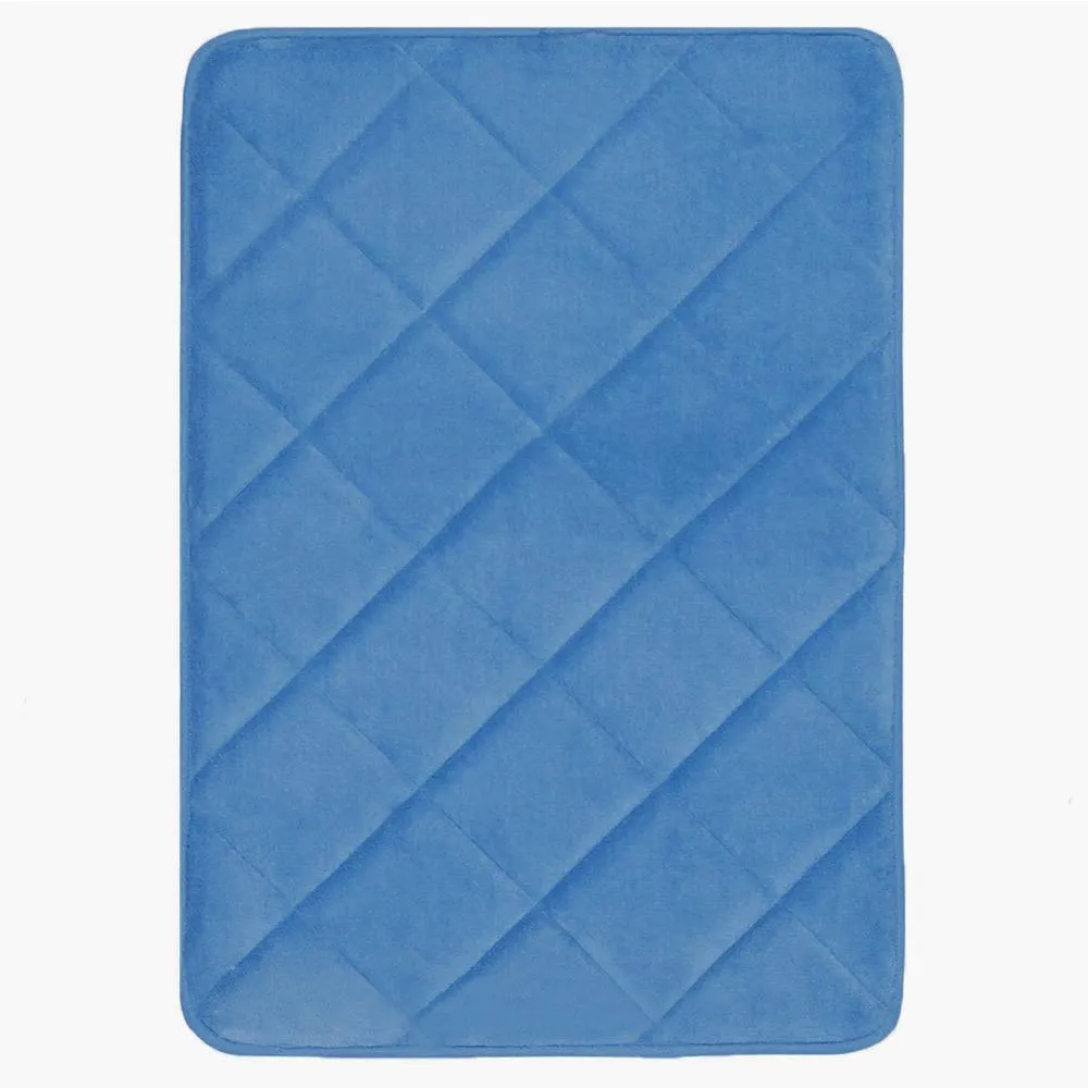 3-Pack : Memory Foam Plush Bath Mat