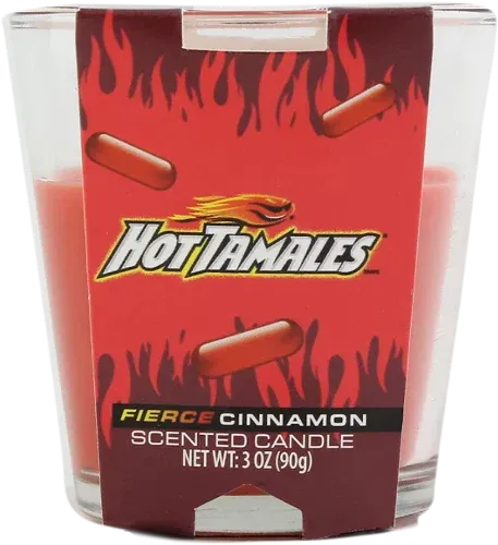 3oz Hot Tamale Candy Candles - Cinnamon Scented - (Various Count)