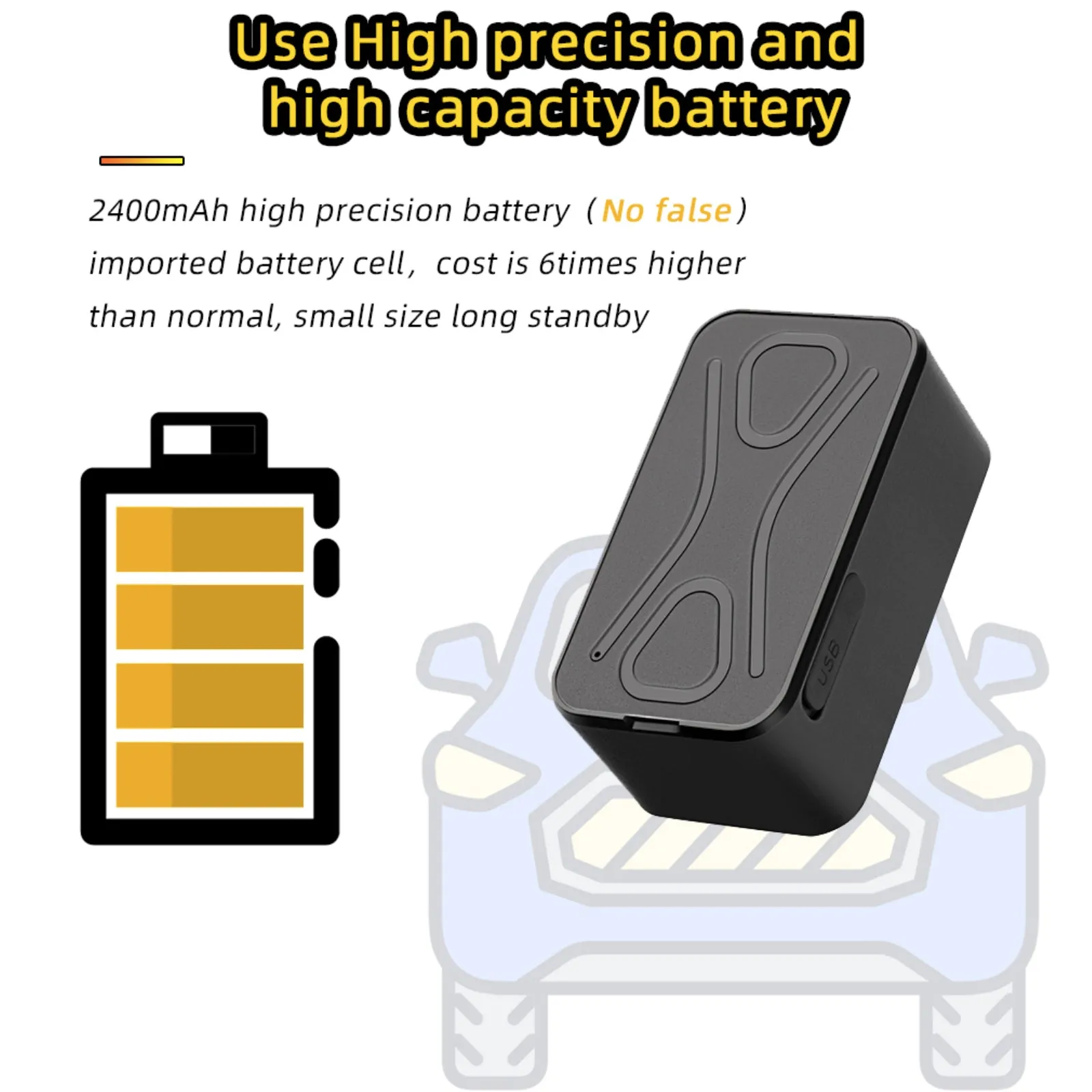 4G GPS Car Tracker Magnetic Waterproof 6 Month Battery Free Smartphone App & UK Sim