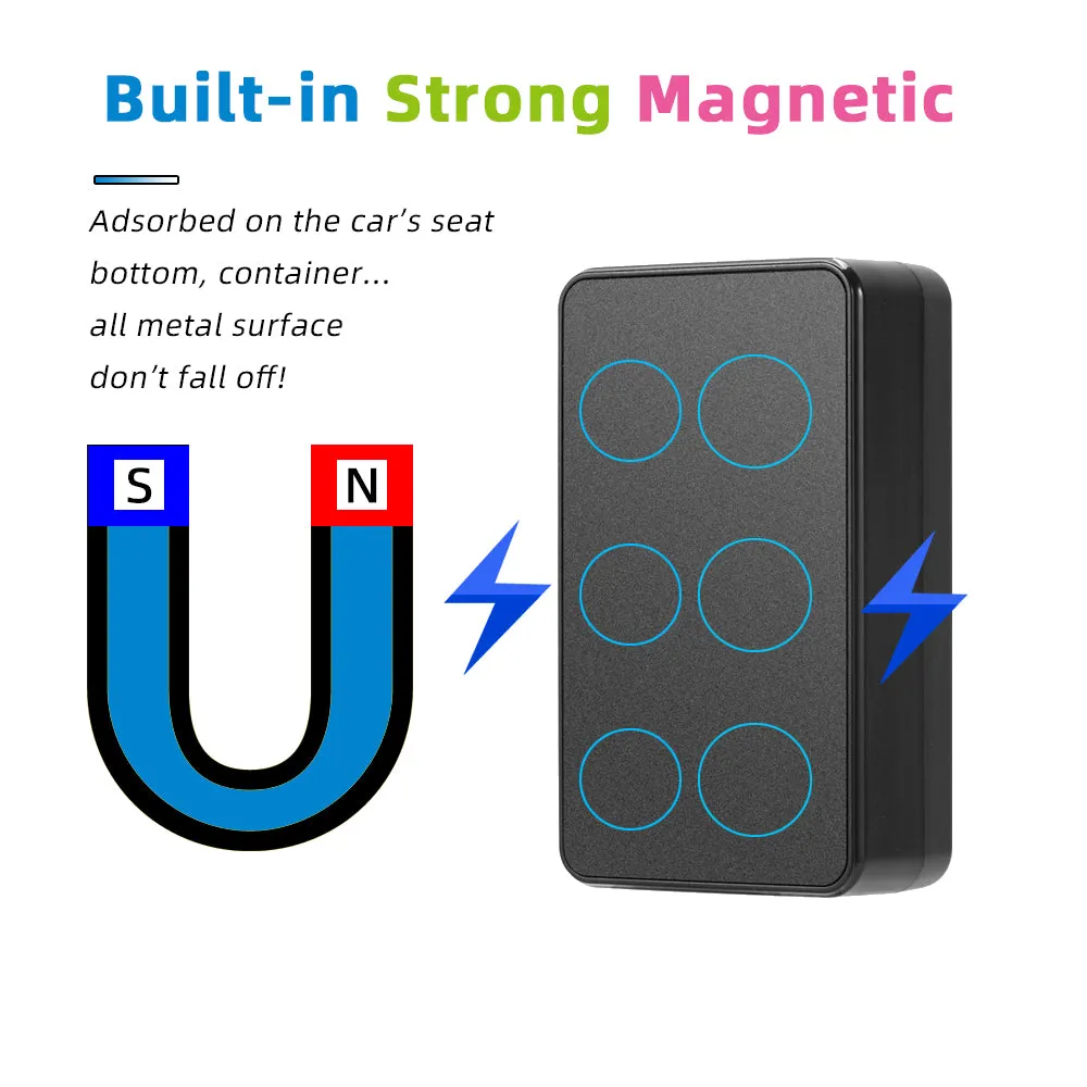 4G GPS Car Tracker Magnetic Waterproof 6 Month Battery Free Smartphone App & UK Sim