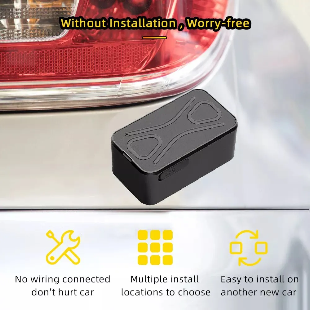 4G GPS Car Tracker Magnetic Waterproof 6 Month Battery Free Smartphone App & UK Sim