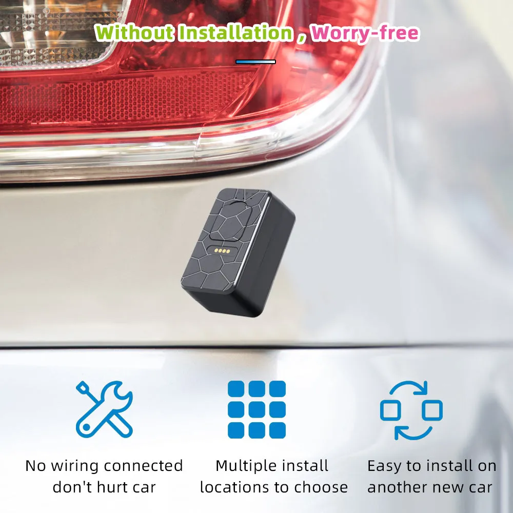 4G GPS Car Tracker Magnetic Waterproof 6 Month Battery Free Smartphone App & UK Sim