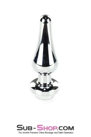 9796M      Sub-Shock Electro-Stim Classic Tapered Steel Butt Plug