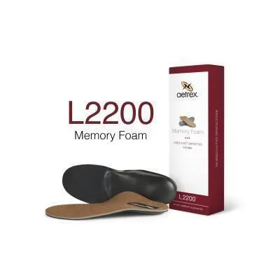 Aetrex Mens Memory Foam Orthotic