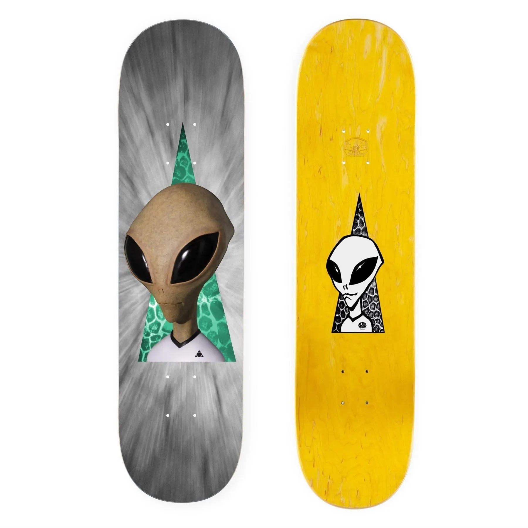Alien Workshop Visitor Reality PLEXI LAM Skateboard Deck Multi 8.5''