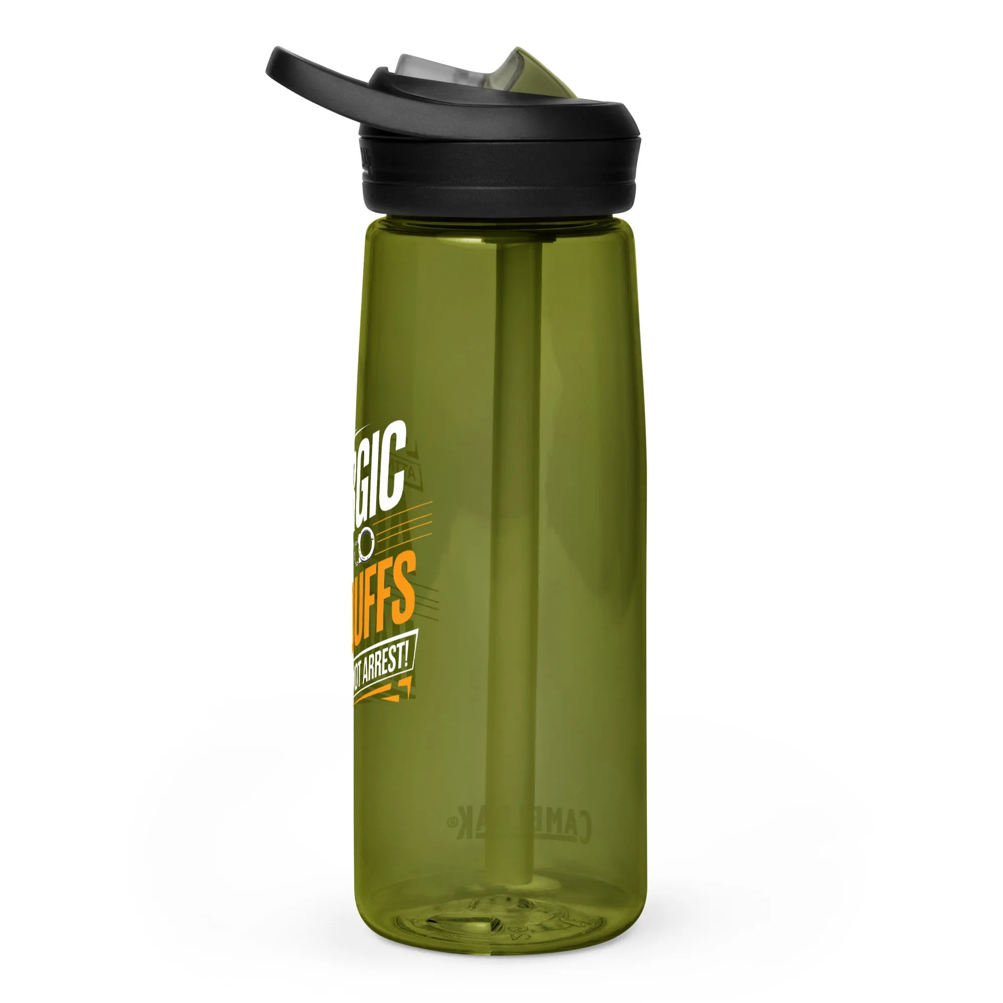 Allergic to Handcuffs Sports Water Bottle – Do Not Arrest!