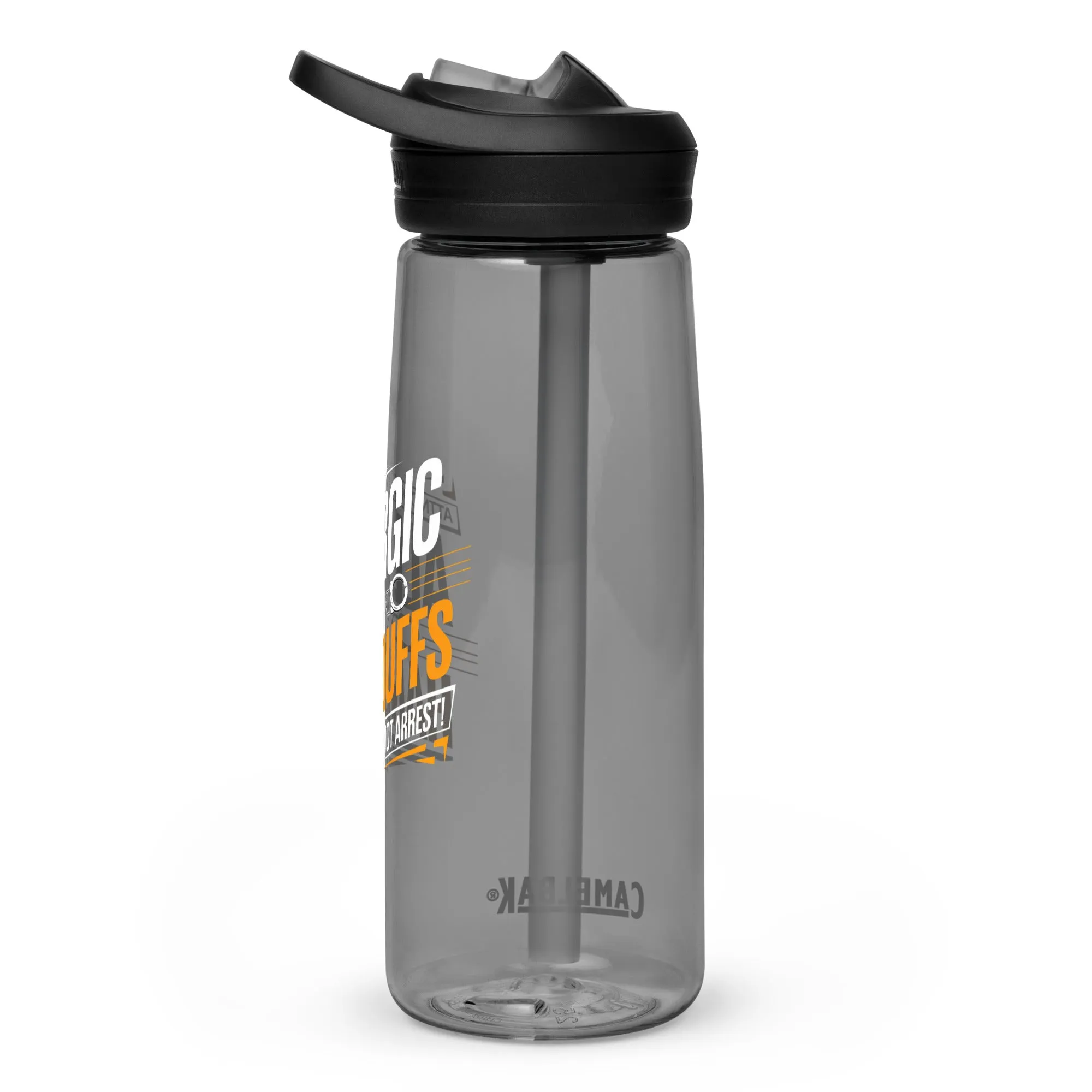 Allergic to Handcuffs Sports Water Bottle – Do Not Arrest!