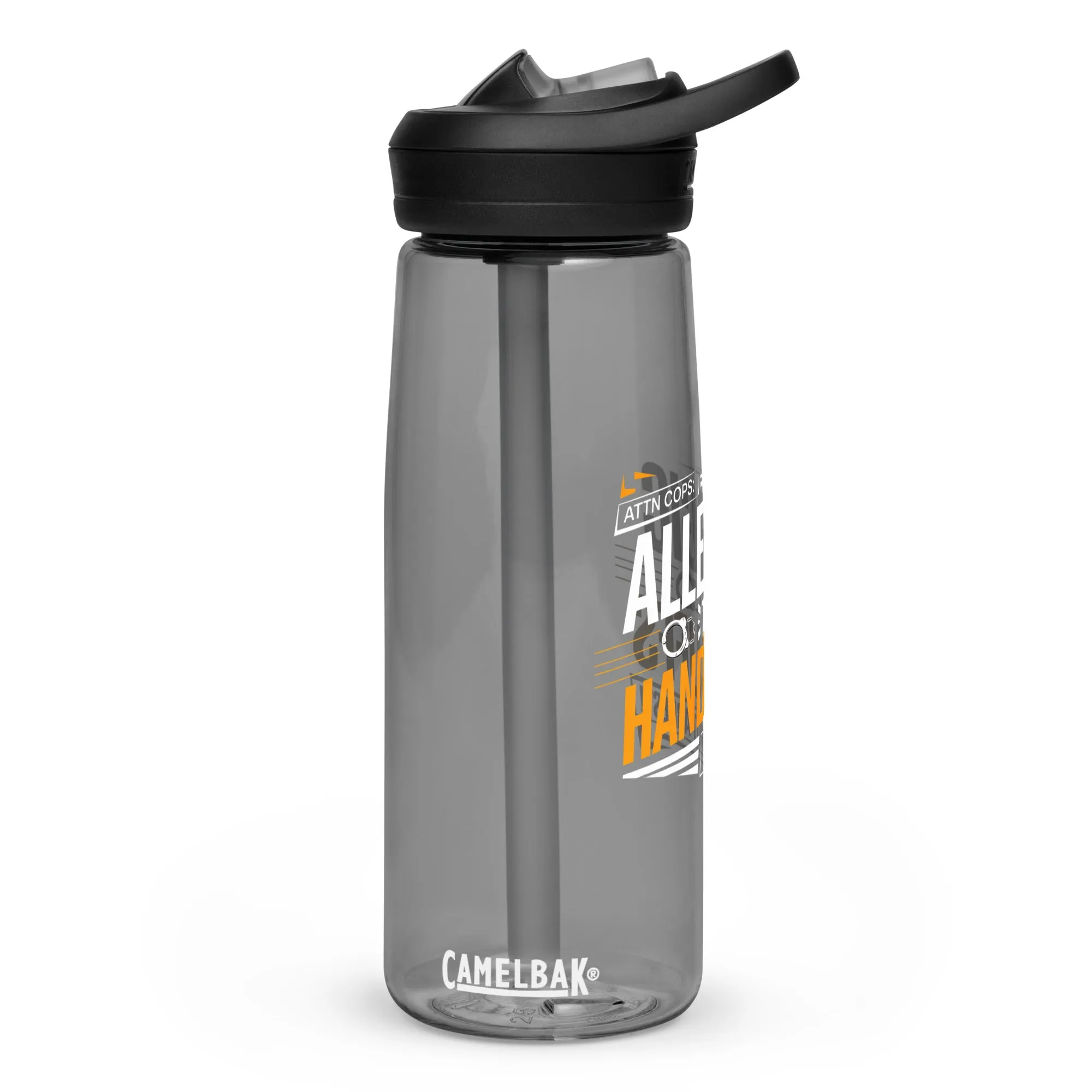 Allergic to Handcuffs Sports Water Bottle – Do Not Arrest!