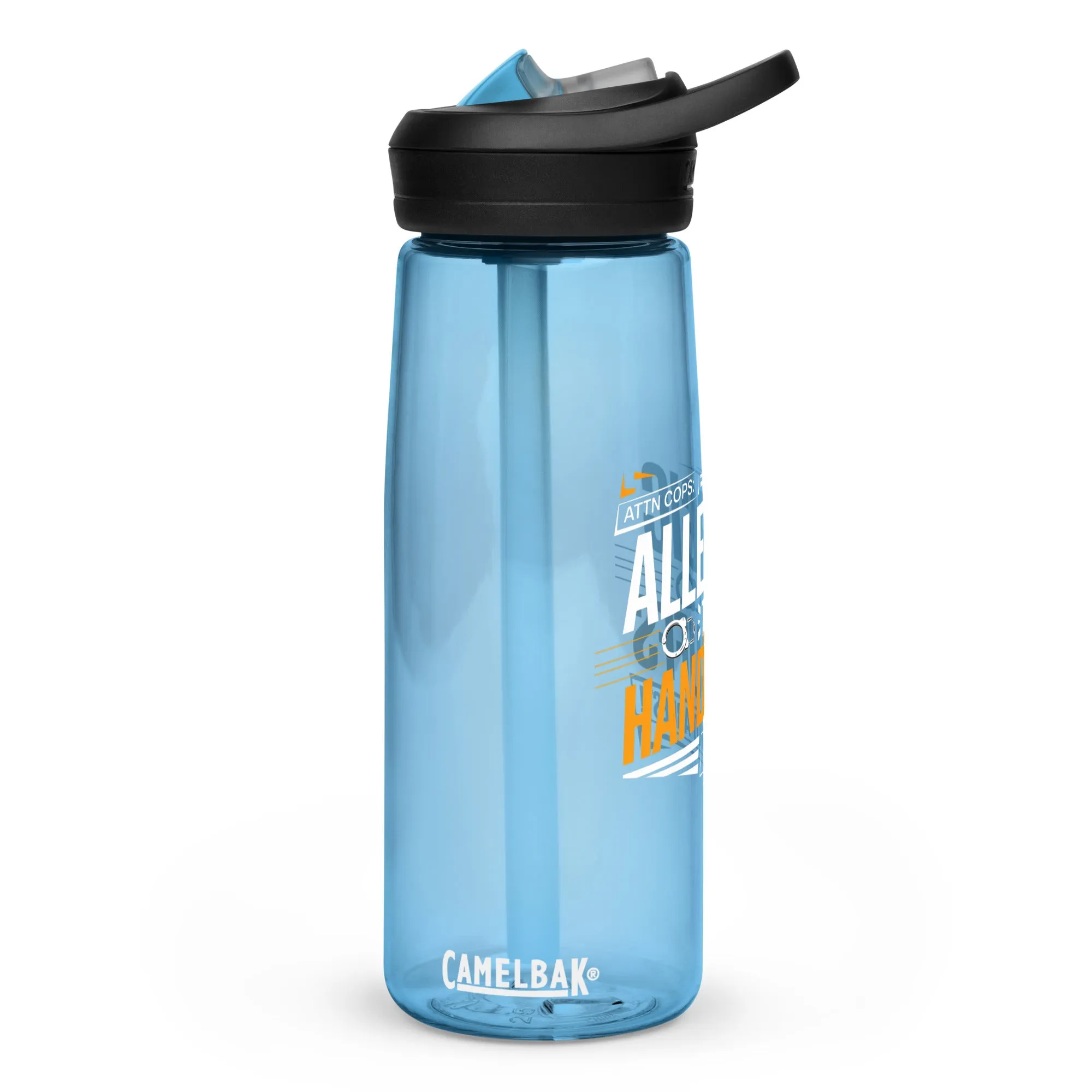 Allergic to Handcuffs Sports Water Bottle – Do Not Arrest!