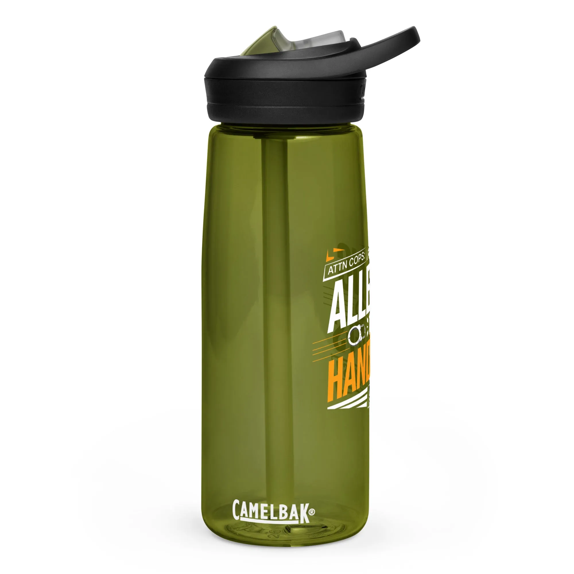 Allergic to Handcuffs Sports Water Bottle – Do Not Arrest!