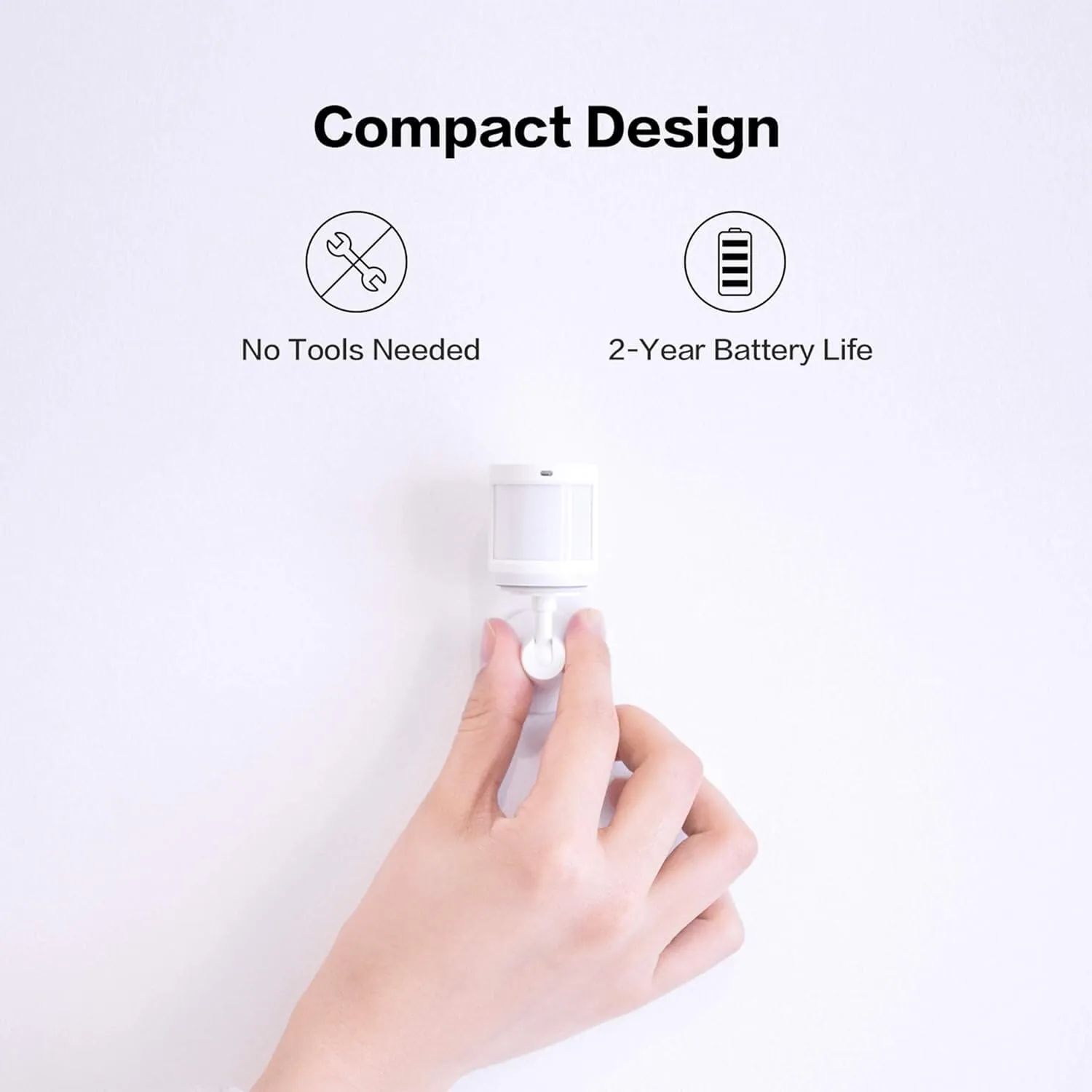Aqara Motion Sensor Zigbee Connection for Alarm System and Smart Home Automation Broad Detection Range