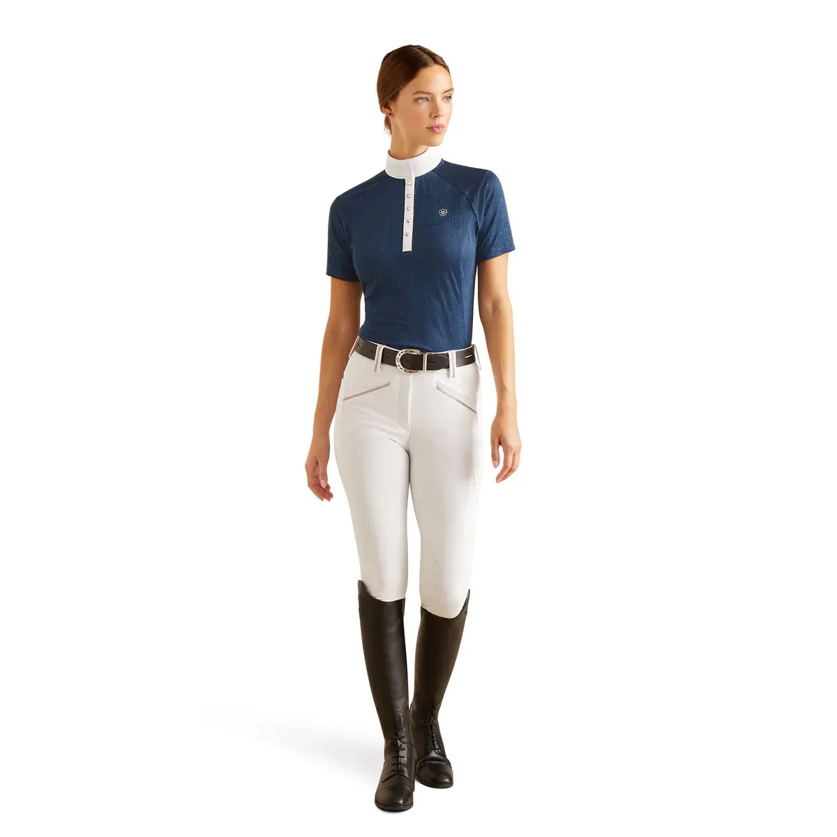 Ariat Ladies Showstopper 3.0 Show Shirt Dark Denim