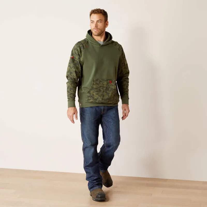 Ariat Men's Flame Resistant DuraStretch Patriot Flame Resist Hoodie Camo - 10051974