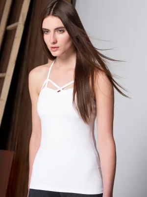 ATLAS TANK, WHITE/WHITE MESH