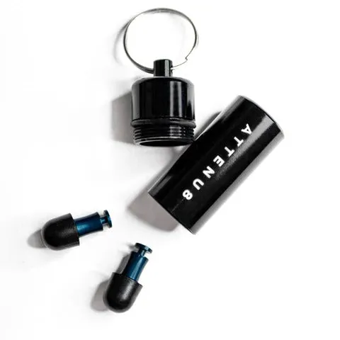 ATTENU8 Ear plugs - Midnight Blue (With Metal Capsule)