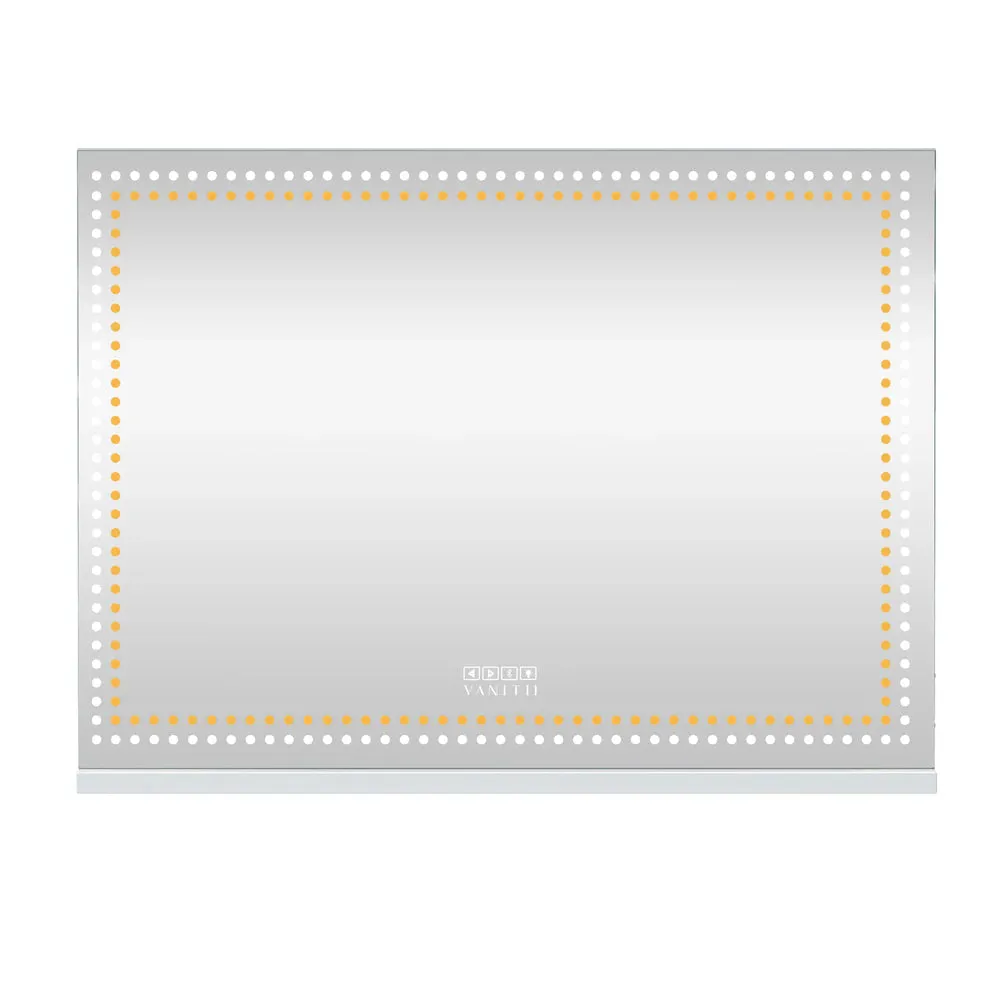 Audrey Hollywood Vanity Mirror with LED Lights and Bluetooth Speaker
