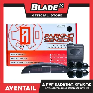 Aventail Parking Sensor Intelligent Parking Assistance 4 Eye Parking Sensor With Led, Driver Friendly, Easy Installation, High Quality Ultrasonic Sensor