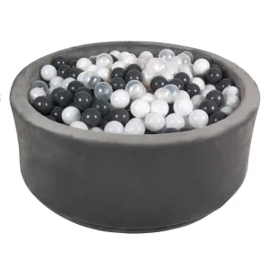 Balu Medium Velvet Ball Pit   300 Balls