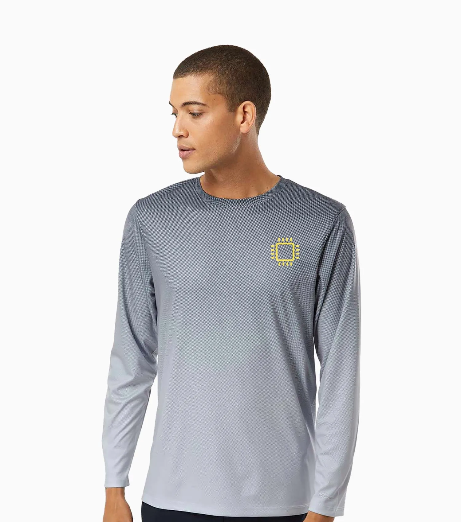 Barbados Performance Pin Dot Long Sleeve T-Shirt