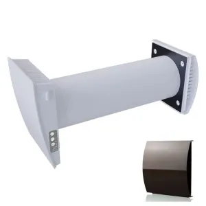 Blauberg AERIS-MIDI-BRO Aeris-Midi Decentralised Single Room Heat Recovery Unit - Brown Cowl