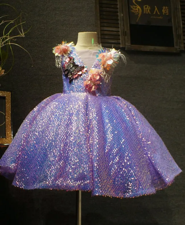 Bling Bling Bodice Little Girl Pageant Dress #internation Pageant #baby miss pageant
