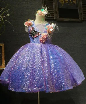 Bling Bling Bodice Little Girl Pageant Dress #internation Pageant #baby miss pageant