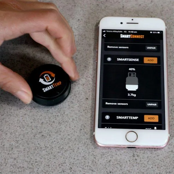 BMPRO Smarttemp Bluetooth Temperature Sensor - Ideal for Fridge