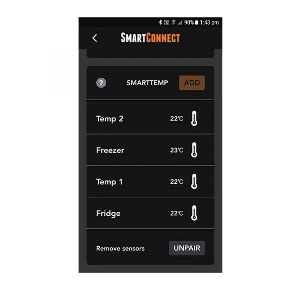 BMPRO Smarttemp Bluetooth Temperature Sensor - Ideal for Fridge