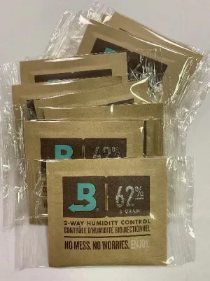 Boveda 62% Humidity Pack Small 8 Gram (10 Count, 50 Count or 100 Count Display)