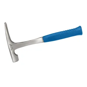 Brick Hammer Solid Forged Hardened Steel Rubber Grip 20oz 567g Silverline 675165