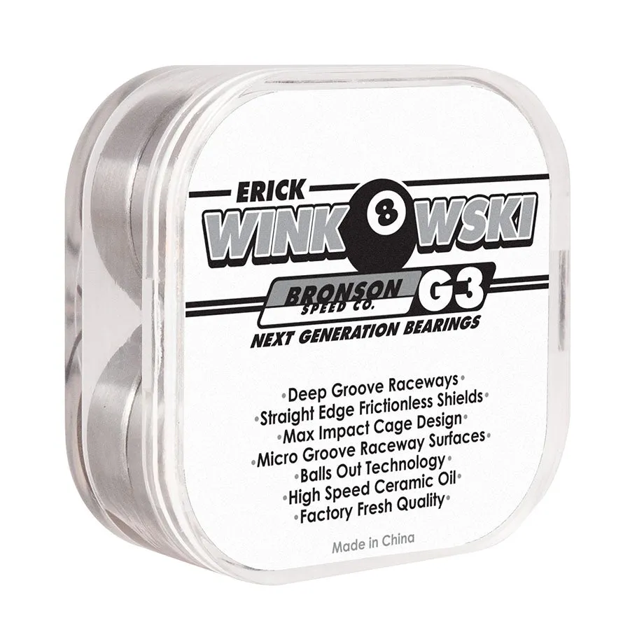 Bronson - Erick Winkowski Pro G3 Skateboard Bearings