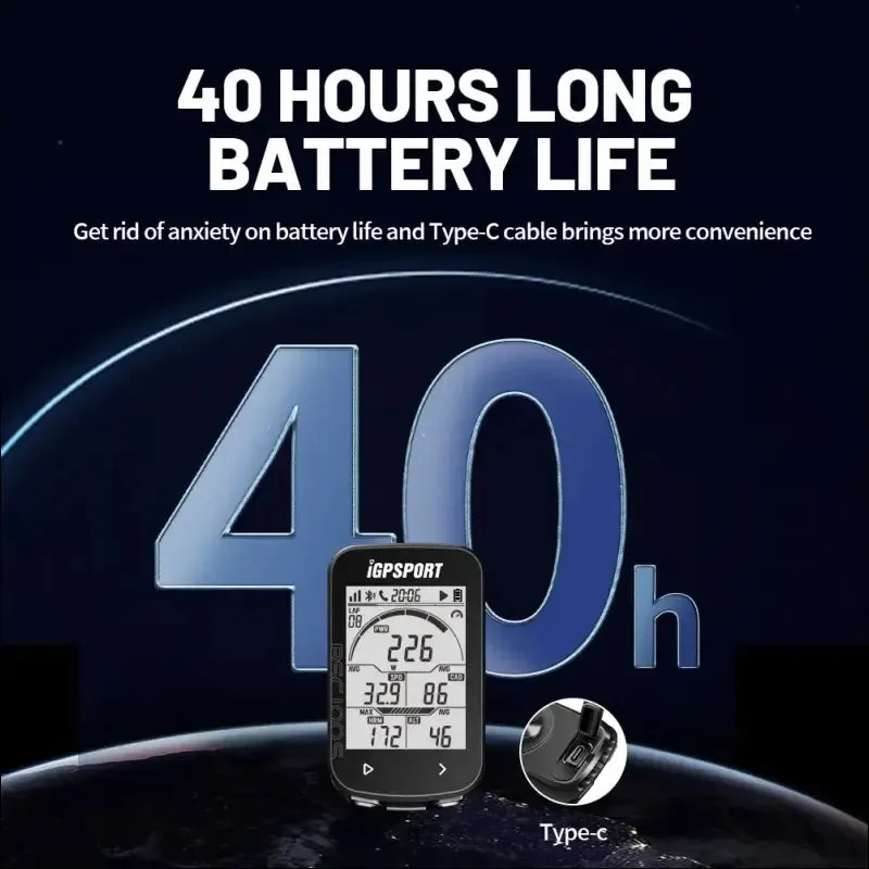 Bsc100s bicycle gps speedometer - wireless stopwatch, cycling odometer