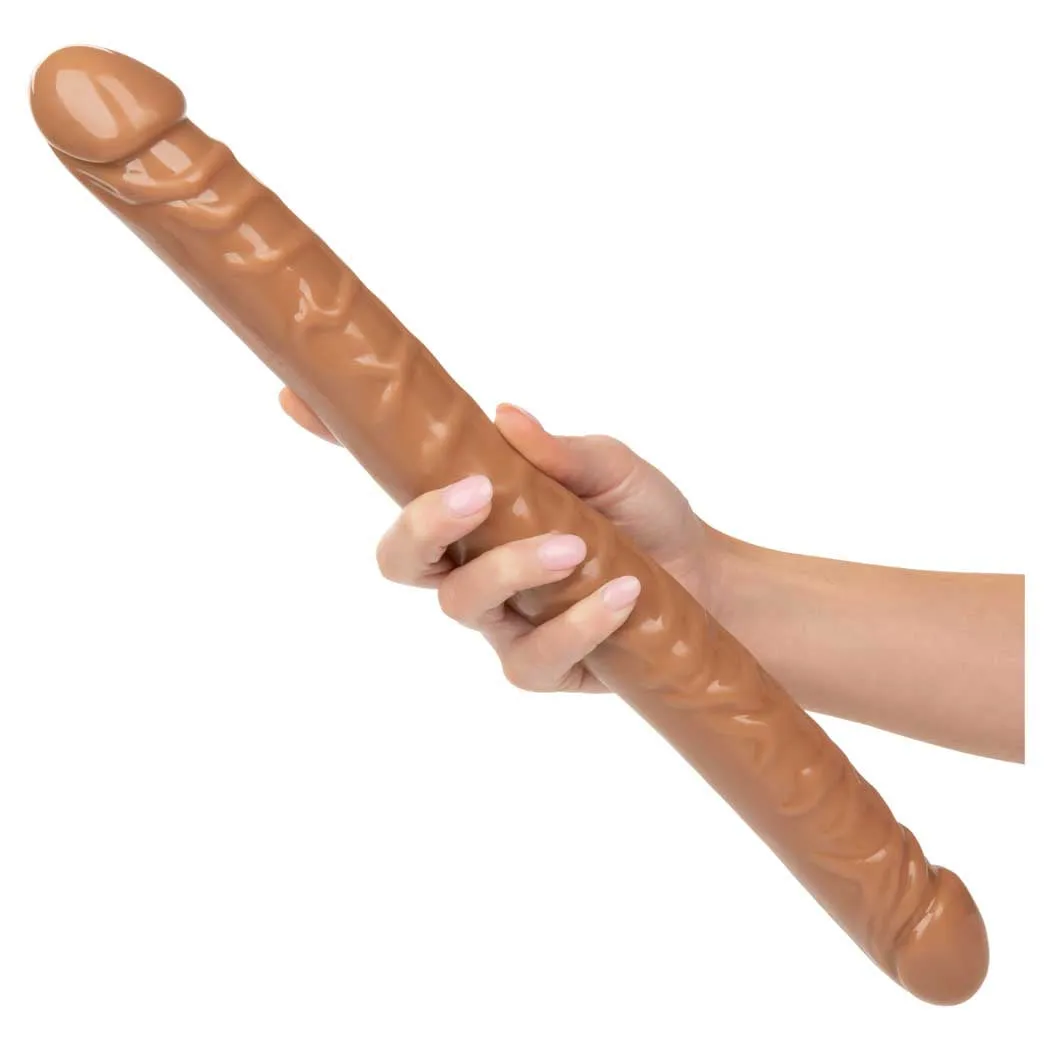CalExotics Size Queen 17" Double-Ended Dildo