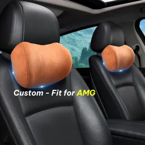 Car Headrest (2 PCS), Custom-Fit For Car, Update Version Premium Memory Foam Car Neck Pillow WALM227