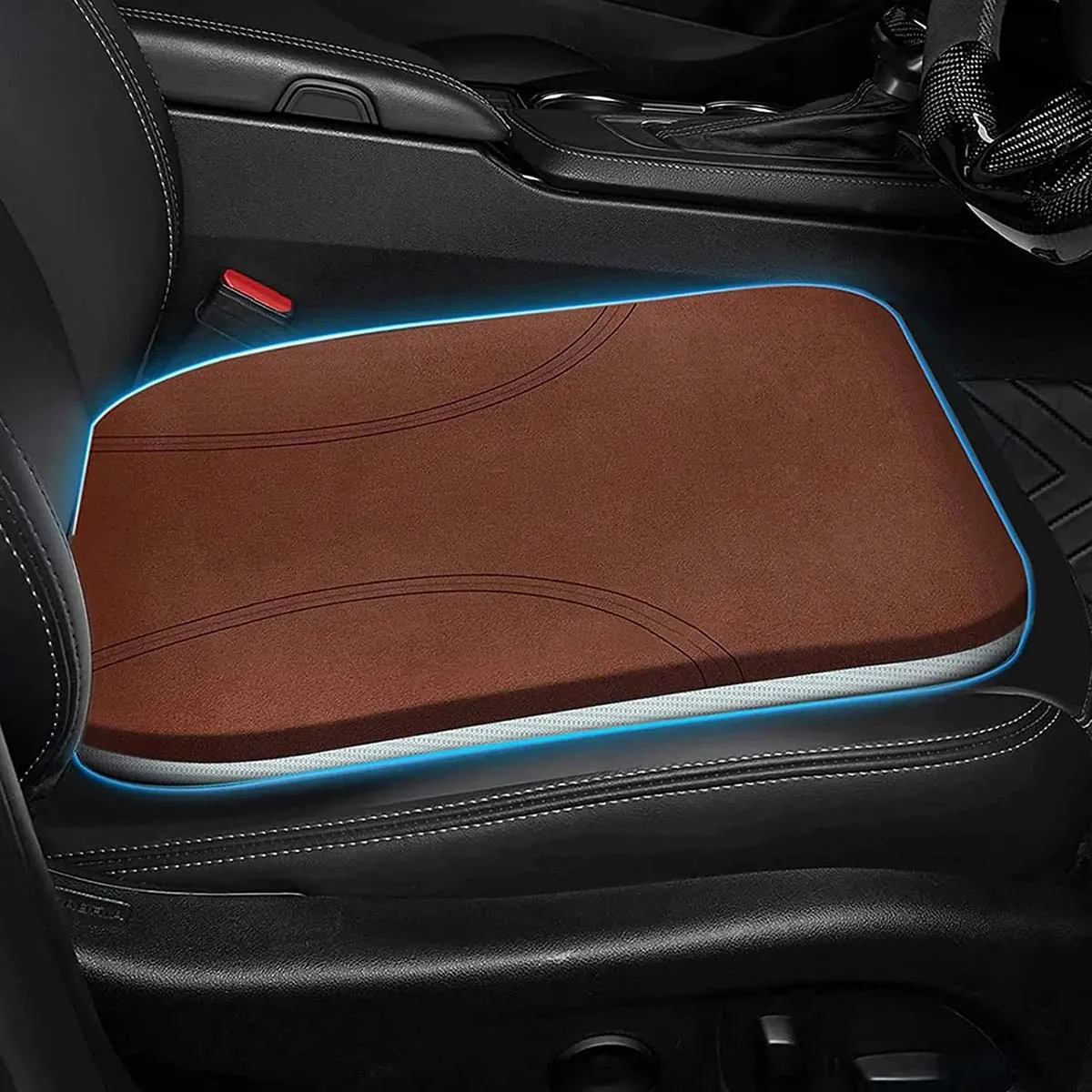 Car Seat Cushion, Custom Fit For Your Cars, Car Memory Foam Seat Cushion, Heightening Seat Cushion, Seat Cushion for Car and Office Chair CA19999
