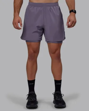 Challenger 6" Lined Performance Shorts - Purple Sage