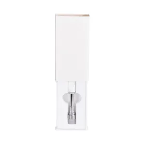 Child Resistant White Vape Cartridge Slide Out Box
