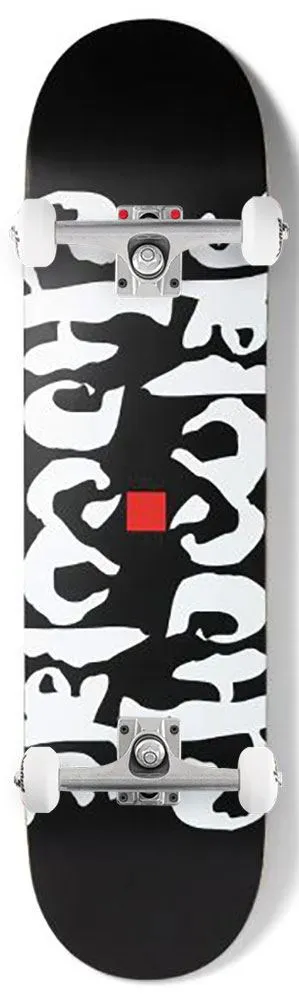 Chocolate Ink Blot Black Chris Roberts Twin Tip x Venom Custom Complete Skateboard - 8.5"