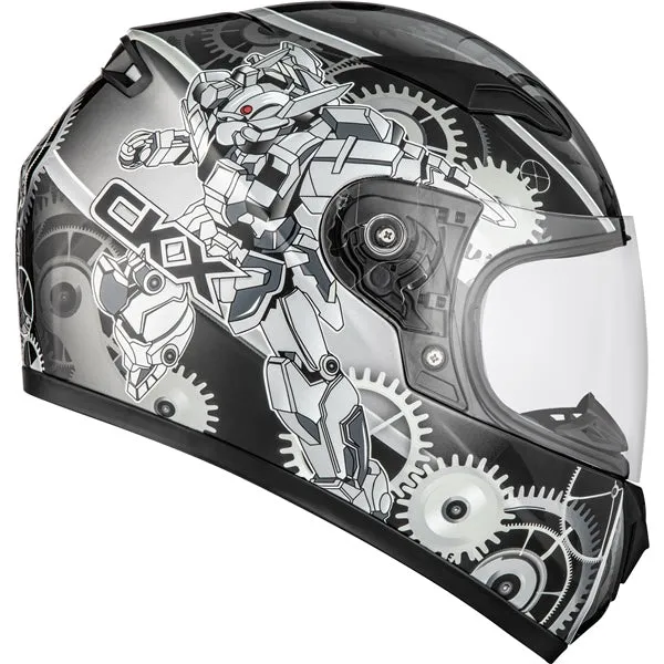 CKX RR519Y Youth Winter Double Lens Full-Face Youth Helmet - Mecanic Graphic