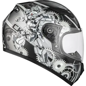 CKX RR519Y Youth Winter Double Lens Full-Face Youth Helmet - Mecanic Graphic