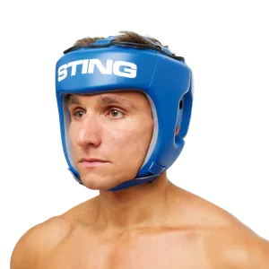 COMPETITION LEATHER HEADGUARD AIBA APPROVED